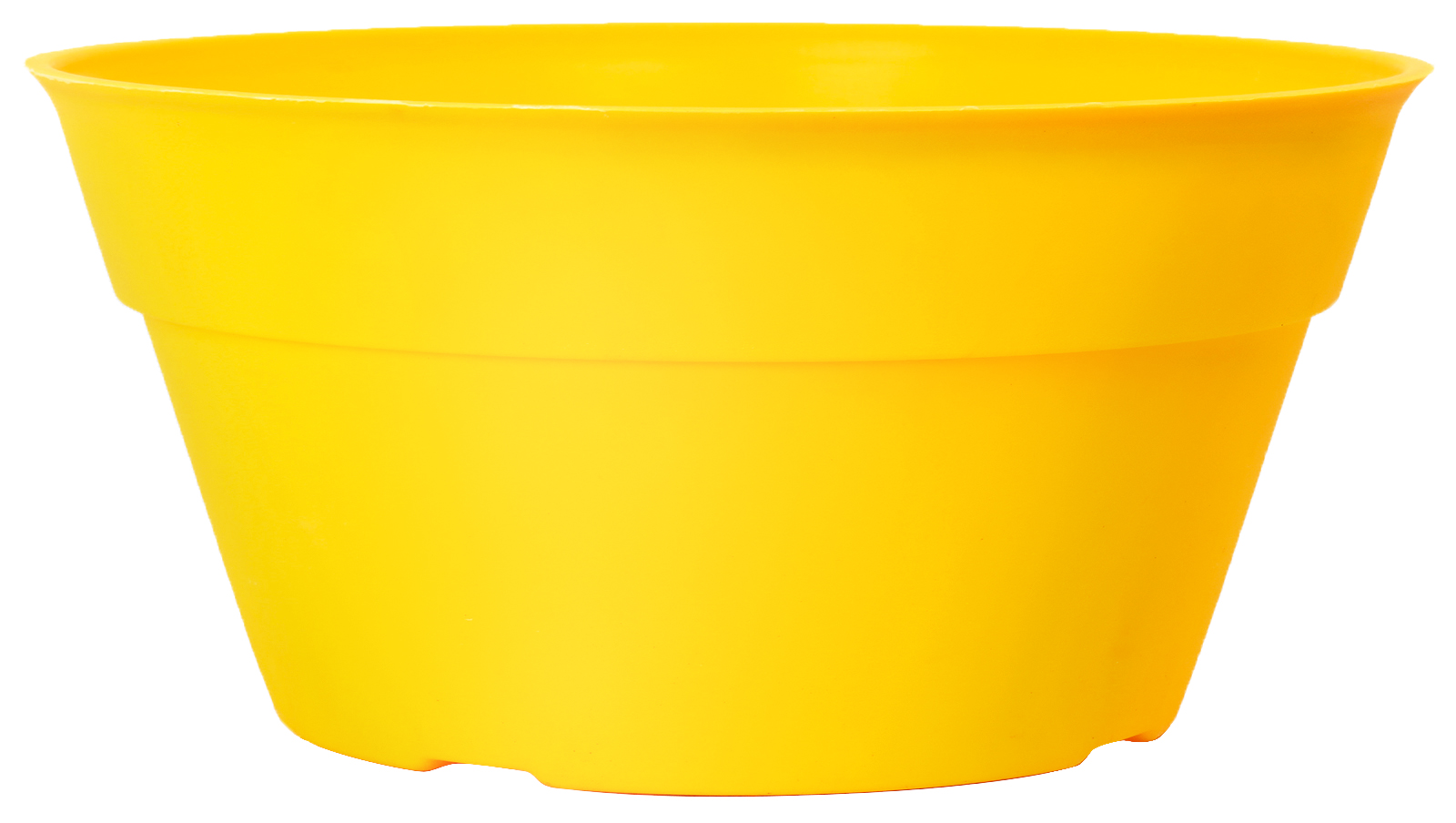 10 Inch Euro Bowl Yellow - 95 per case - Decorative Planters